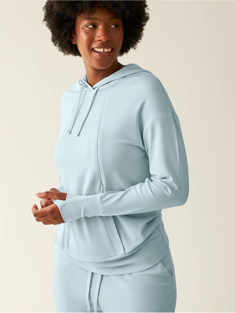 Kindred Bravely Light Blue Hooded Pullover XL